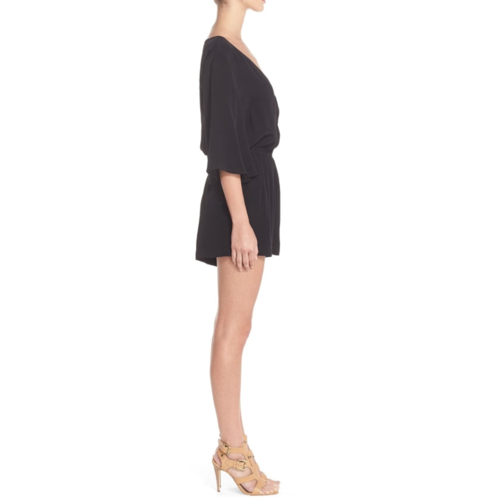 REVOLVE X BB DAKOTA SHANIA FLUTTER SLEEVE ROMPER - Picture 3 of 8